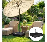 Outsunny Garden Parasol Base 80 Kg Sand Filled 48 mm Poles