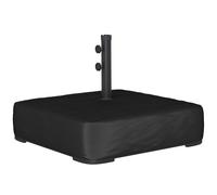 Outsunny Garden Parasol Base 80 kg Sand Filled Heavy Duty Stand for Cantilever Umbrellas and 48 mm Poles Black