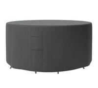 Outsunny Garden Patio Large Furniture Set Round Cover Ф193 x 80H cm, Black