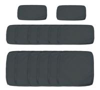 OUTSUNNY Garden Rattan Sofa Set Polyester Cover Replacement No Cushion in Grey Outsunny Grey