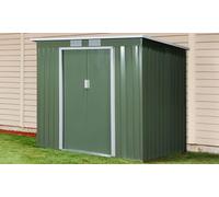 Outsunny Garden Shed: Outsunny Shed Green 5.6ft x 6.9ft