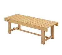 OutSunny Garden Stool 2 Seat 1,100 x 380 x 350 mm Fir Brown