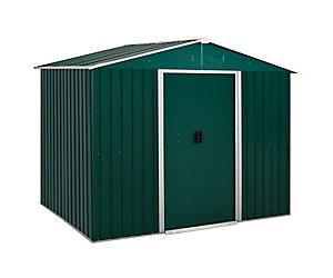 OutSunny Garden Storage Shed 2.36 x 1.74 x 1.9 m Green