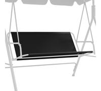 Outsunny Garden Swing Chair Seat Cover Replacement, 115 x 45 x 45cm, Black
