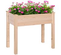 Alfresco Garden Standing Wooden Planter, none