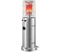 Outsunny Gas Patio Heater, 13 kW Portable Propane Outdoor Heater, Silver