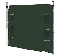 Outsunny Gazebo Side Panel for 3 x 3 m Straight Leg Pop Up Gazebos, Green | Canopy Sidewall Panel, 4 Mesh Bags, 2 Storage Pockets, 1 Pack, Sidewall Only