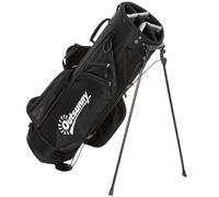 Outsunny Golf Stand Bag 6 Way Full-Length Dividers, Waterproof Golf Bag with 5 Pockets, Stable Stand and Rain Hood for Easy Carrying, Grey