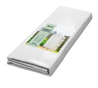 Outsunny Greenhouse Cover Replacement Walk-in PE Hot House Cover with Roll-up Door and Windows, 140 x 73 x 190cm, White Aosom UK