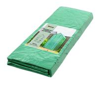 Outsunny Greenhouse Cover Replacement Walk-in PE Hot House Cover with Roll-up Door and Windows, 140 x 73 x 190cm, Green