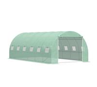 Outsunny Greenhouse Polytunnel Walk-in Flower Plant Steel 6 x 3 M Outdoor