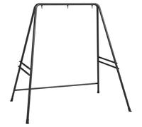 Outsunny Hammock Chair Stand Heavy Duty 178L x 143W x 180H cm Black