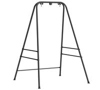Outsunny Hammock Chair Stand Only, 150KG Load Capacity, for Indoor Outdoor, Black