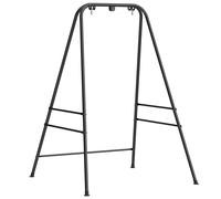 Outsunny Hammock Chair Stand Only For Indoor Outdoor 150Kg Load Black Black