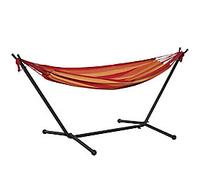 Outsunny Hammock 84A-184RD Metal, Polyester Red