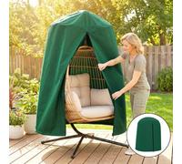 Outsunny Hanging Egg Chair Cover Garden Swing Chair Cover Waterproof, Green