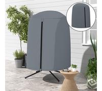 Outsunny Hanging Egg Chair Cover Garden Swing Chair Cover Waterproof, Grey, Grey