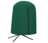 Outsunny Hanging Egg Chair Cover Waterproof for Φ128 x 190H cm Stand Green | Outdoor Single Swing Chair Cover, Anti-Dust Furniture Protector, Zipper, 420D Oxford Fabric
