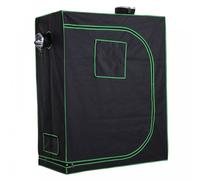 Outsunny Hydroponic Plant Grow Tent Canopy Indoor Reflective Mylar Green Room 600D Oxford 120L x60W x150Hcm Silver - Oasis Outdoor | TJ Hughes