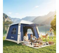 Outsunny Inflatable Camping Tent, Easy Setup 2 Man Tent - Hand pump, carry bag, stakes, ropes - Inflatable camping tent - 1