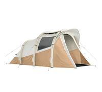 Outsunny Inflatable Camping Tent w/Air Pump, Tunnel Design Khaki