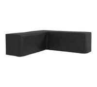 Outsunny L-Shaped Garden Furniture Cover PU Coating, 250 x 250 x 79cm Black