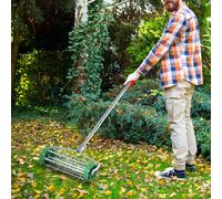 Outsunny Outdoo Gaden Lawn Aeato Heavy Duty Rolling Gass Rolle Handle Pefect Law