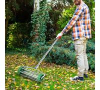 Outsunny Outdoo Gaden Lawn Aeato Heavy Duty Rolling Gass Rolle Handle Pefect Law