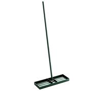 Outsunny Lawn Levelling Rake, 76 x 26 cm Lawn Leveller Lute with 169 cm Handle for Grass Soil Sand Yard Golf Course