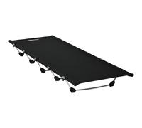 Lightweight Camping Cot Portable Compact Sleeping Bed w/ Carry Bag Outsunny Black Single
