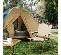 Outsunny Lightweight Portable Folding Chair for Camping, Fishing, Khaki