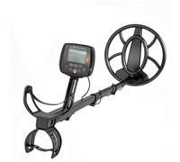 Outsunny Metal Detector for Adults, IP68 Waterproof Search Coil with LCD Display, 5 Modes Gold Detector with Carry Bag, Shovel