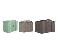 Outsunny Metal Garden Shed,845-030YG Outsunny 7 x 4ft Metal Garden Shed Light Green