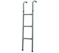 Outsunny Metal Trampoline Ladder 3 Step Outdoor Stepper for 12ft or 14ft Trampoline