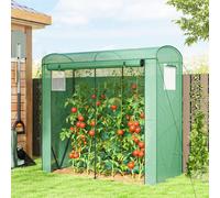 Outsunny Mini Greenhouse Portable Indoor/Outdoor with PE Cover – Green