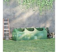Outsunny Mini Greenhouse, Small Plant Grow House for Outdoor with Durable PE Cover, Observation Windows, 180 x 60 x 60 cm, Green Aosom UK