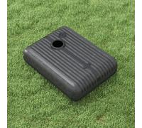 OUTSUNNY Mobile Parasol Base Heavy Duty Umbrella Stand for Cantilever Banana Parasol in Black Outsunny Black