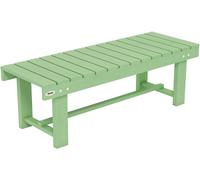 OUTSUNNY 1.1M Outdoor Garden Bench Patio Loveseat Fir Wood 2 Person in Light Green | Size: 110 cm x 35 cm Outsunny Light Green 110 cm x 35 cm