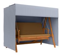 Outsunny Outdoor Patio Hammock Porch Swing Cover with UV Water & Dust Fighting Material 81"""" x 49"""" x 65"""" Dark Gray