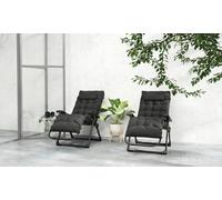 Outsunny Outdoor Patio Lounge Chair Set