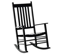 Outsunny Porch Rocking Chair - Black