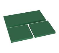 Outsunny Outdoor Seat Cushion Pads for 3 PCs Rattan Furniture Green | Replacement Cushions, Outdoor Sofa Seats, for Garden Furniture