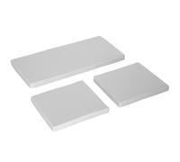 Outsunny Outdoor Seat Cushion Pads for 3 PCs Rattan Furniture Grey | Replacement Cushions, Outdoor Sofa Seats, for Garden Furniture