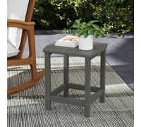 Outsunny Outdoor Side Table, Adirondack Side Table, Indoor Outdoor, Grey - 37 - 1 - Grey