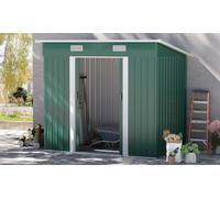 Outsunny Outdoor Storage Shed 7ft x 4ft: Green
