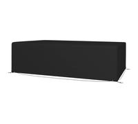 Outsunny Outdoor Uv Rain Protective Cover Or Garden Wicker Rattan Black Black