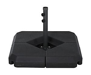 OutSunny Parasol Base 8000 g Steel, Plastic 80 x 80 x 50 cm