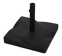 OutSunny Parasol Base Water-Resistant HDPE, Cement, Metal Black