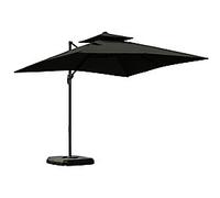 OutSunny Parasol Metal, Aluminum, PL (Polyester) and PE Dark Grey