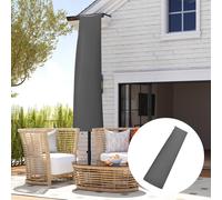 Outsunny Parasol Umbrella Cover, Outdoor Protector for Garden, Grey